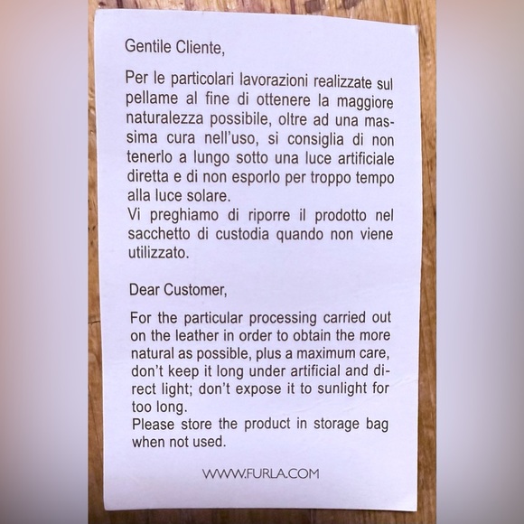 SOLD - FURLA Satchel ‘Boston’ Bag Leather & Rubber w/Gold Accents & Dust Bag EUC - Picture 16 of 16